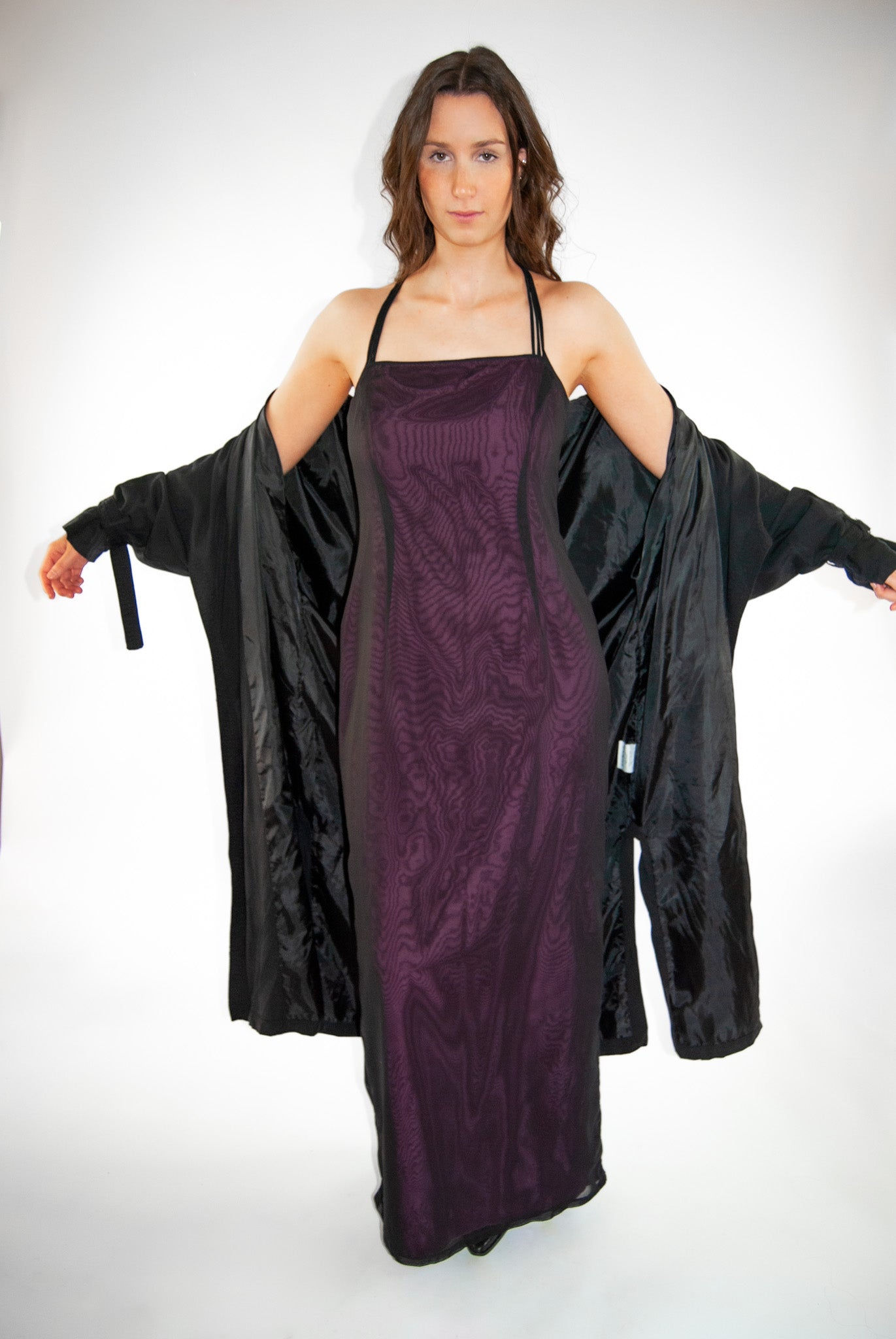 PURPLE FLOOR LENGTH GOWN - SIZE MARQUISE 40/42